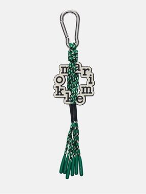Marimekko Leijua Kioski Keychain Bag Charm - Green / White